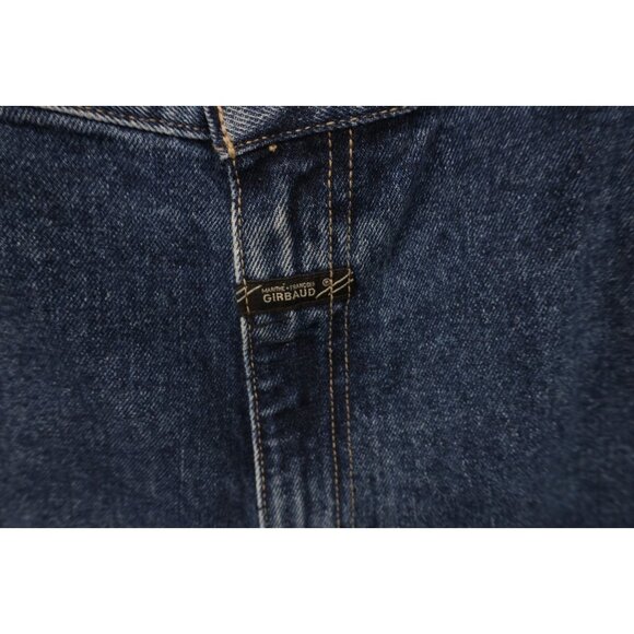 Deadstock Vtg 90s Marithe Francois Girbaud Mens 38 Spell Out Baggy Denim Shorts - Picture 5 of 16